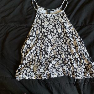 Black halter top